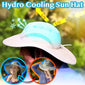 Hydro Cooling Sun Hat - Hot Selling Arctic Cap Cooling Ice Cap Sunscreen Hydro Cooling Bucket Hat Arctic Hat with UV Protection Keeps you Cool Protected