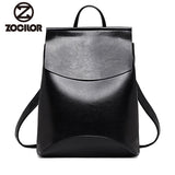 Women Backpack High Quality Youth Leather Backpacks