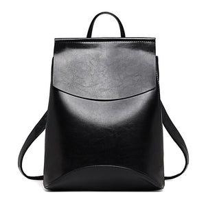 Women Backpack High Quality Youth Leather Backpacks