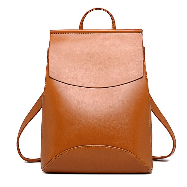 Women Backpack High Quality Youth Leather Backpacks