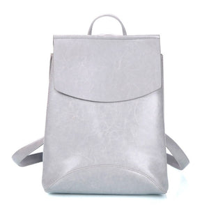 Women Backpack High Quality Youth Leather Backpacks