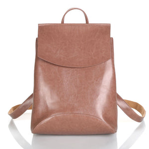 Women Backpack High Quality Youth Leather Backpacks