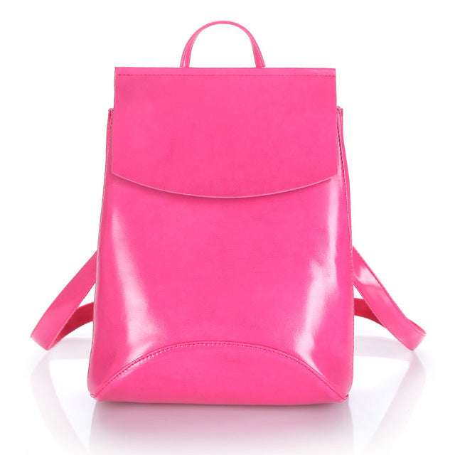 Women Backpack High Quality Youth Leather Backpacks