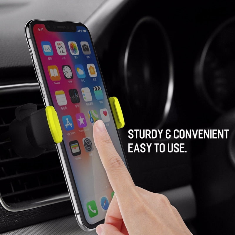 GETIHU Car Phone Holder For iPhone X XS Max 8 7 6 Samsung 360 Degree