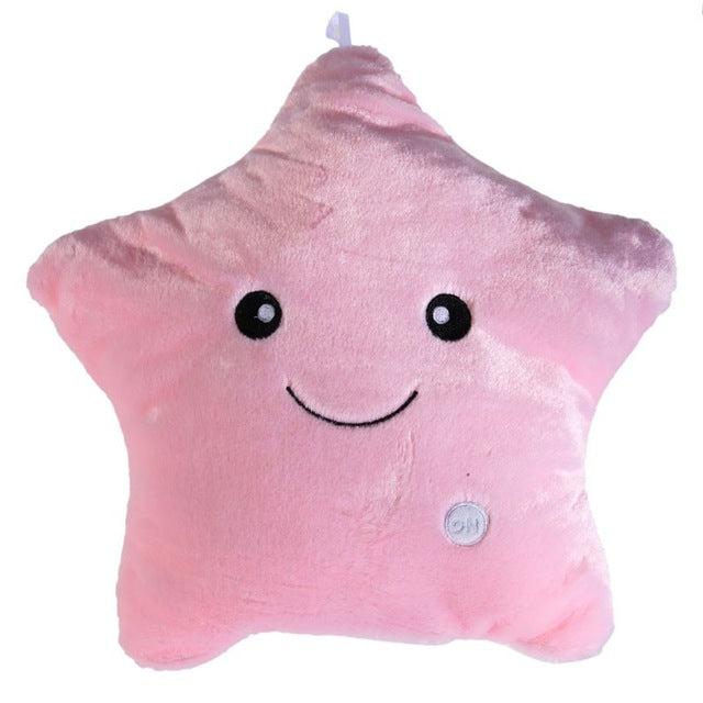 40*35cm Colorful Body Pillow Star Glow LED Luminous Light