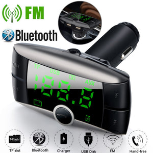 Wireless Bluetooth FM Transmitter Modulator Car Kit MP3 Player