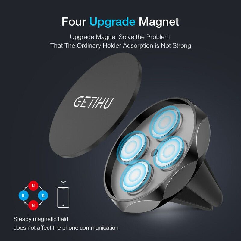 GETIHU Car Phone Holder Magnetic Air Vent Mount