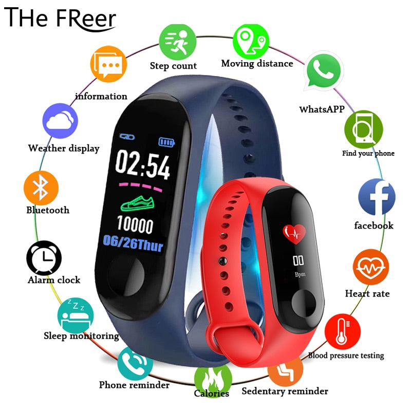 M3 Color IPS Screen Smart Sport Fitness Bracelet IP68