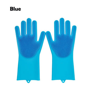 Magic Rubber Silicone Dish Washing Gloves