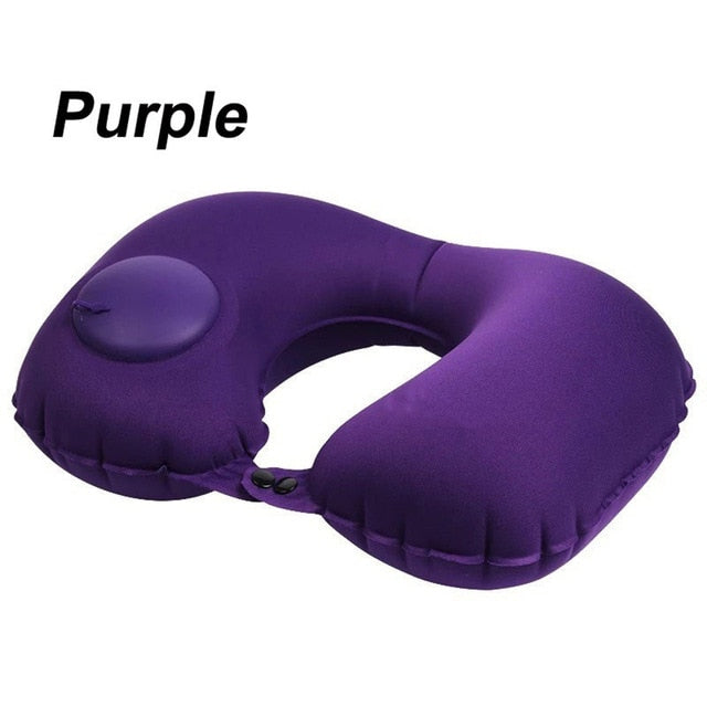 U-Shape Inflatable Travel Pillow Neck Pillow