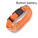 LED Safety Dog Collar USB Rechargeable Light Up