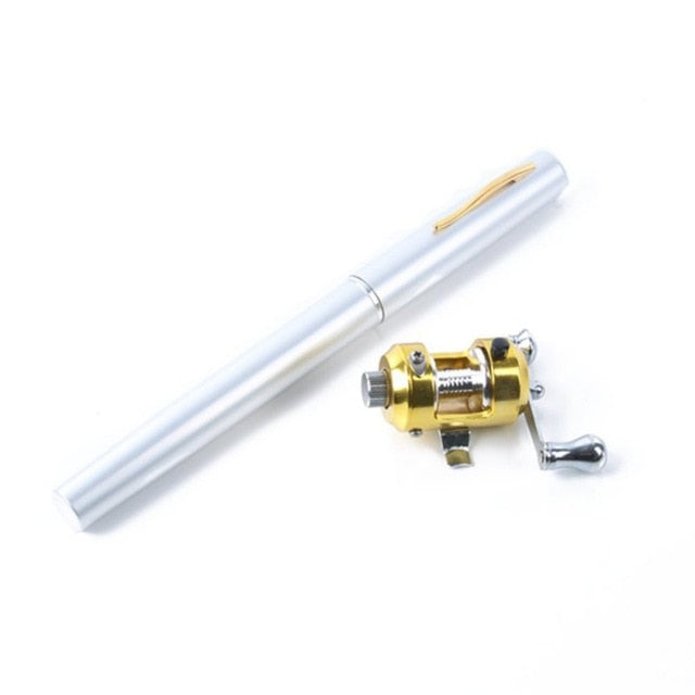 Portable Pocket Telescopic Mini Fishing Pole Pen Shape