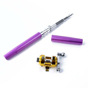 Portable Pocket Telescopic Mini Fishing Pole Pen Shape