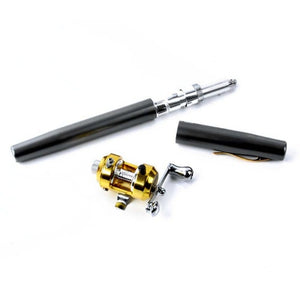 Portable Pocket Telescopic Mini Fishing Pole Pen Shape